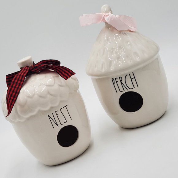 Rae Dunn Acorn Shaped NEST Birdhouse - NWOT - Picture 14 of 14